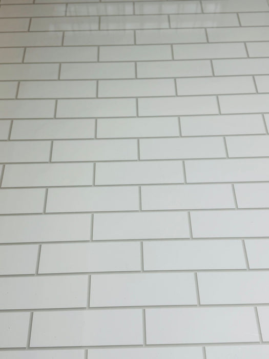 White Brick Gloss Size: 1000×2400 mm
Thickness: 10mm