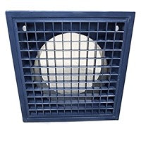 Egg Crate Grille Vent | Extractor Vent Cover Teracotta Diameter 100mm/4Inch