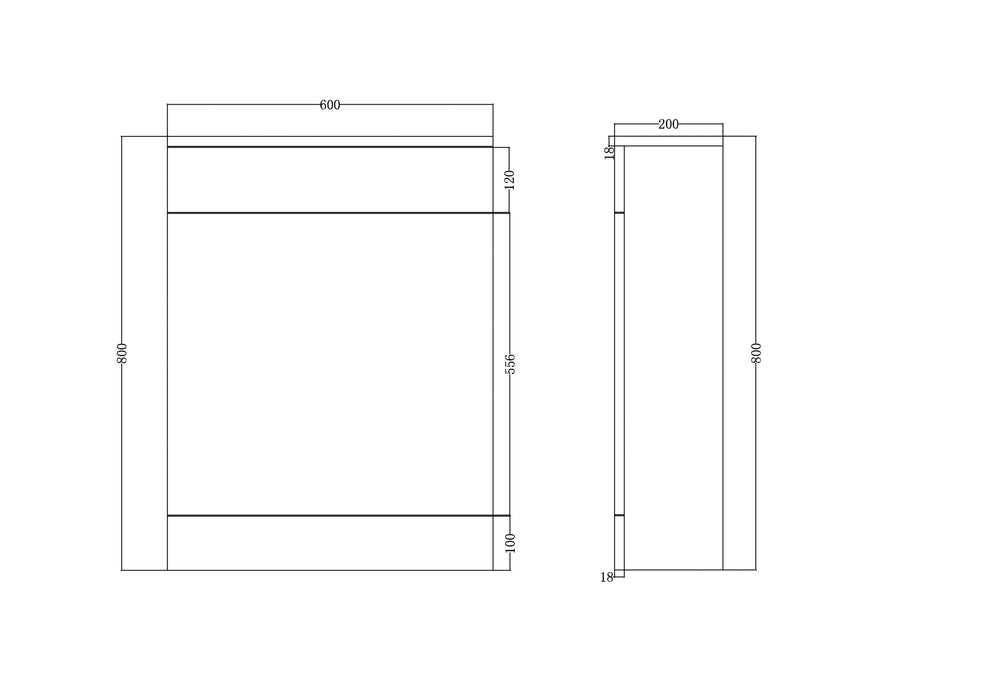 Venus 500×200 WC unit White