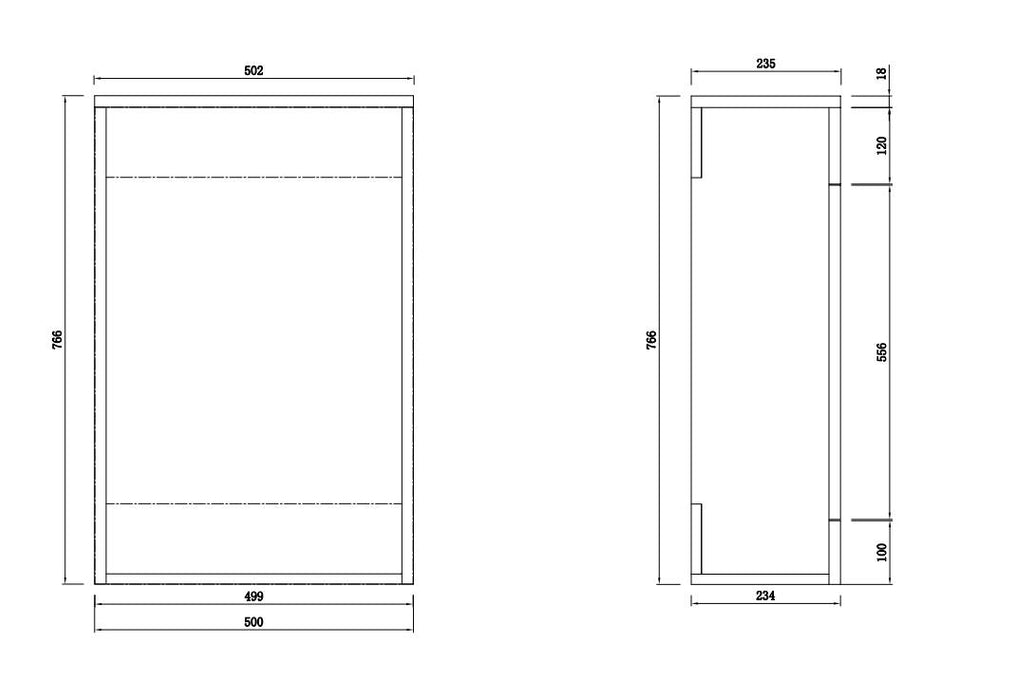 Star Range WC Unit 500 Light Grey