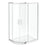 Offset Quadrant Shower Enclosure with Tray & Waste