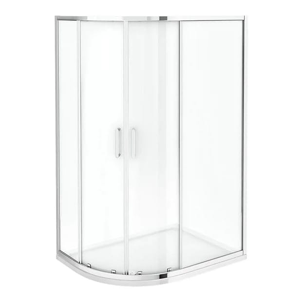 Offset Quadrant Shower Enclosure with Tray & Waste