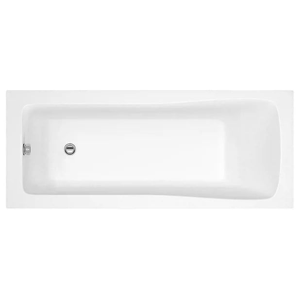 Curved Top Straight Hinged Linton Shower Bath